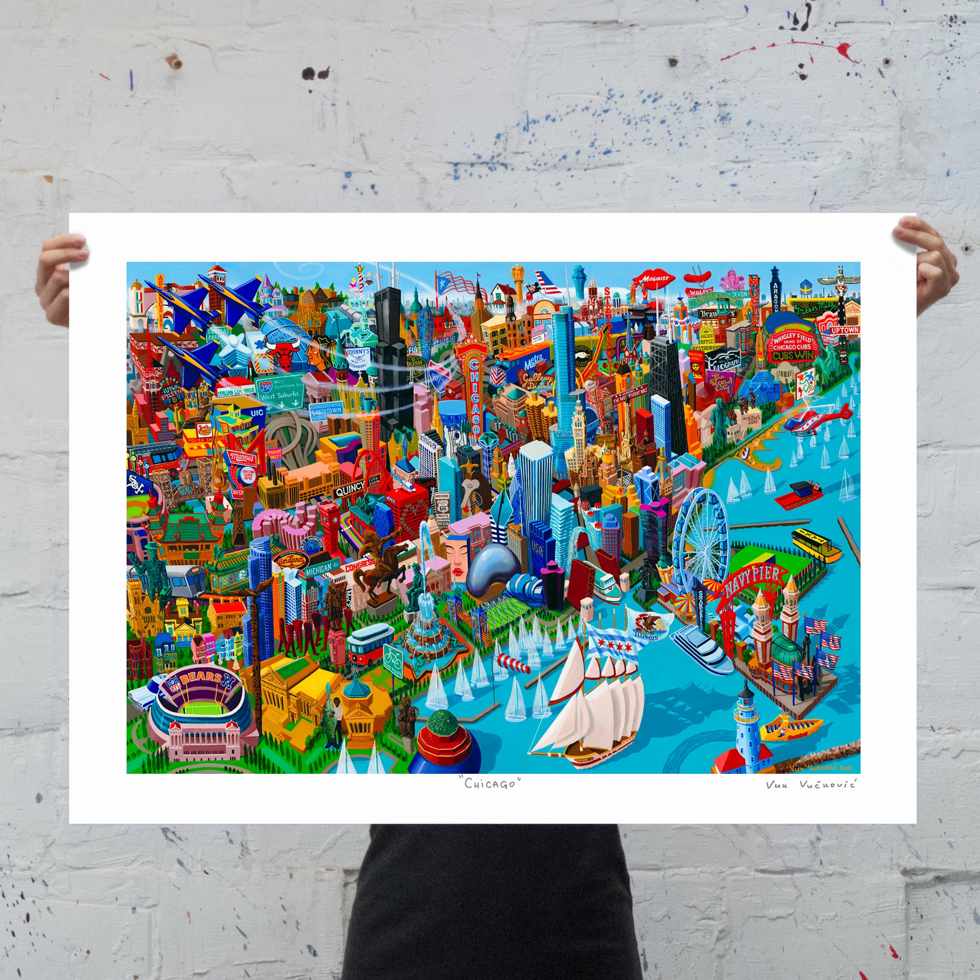Chicago - print on paper 24x32"